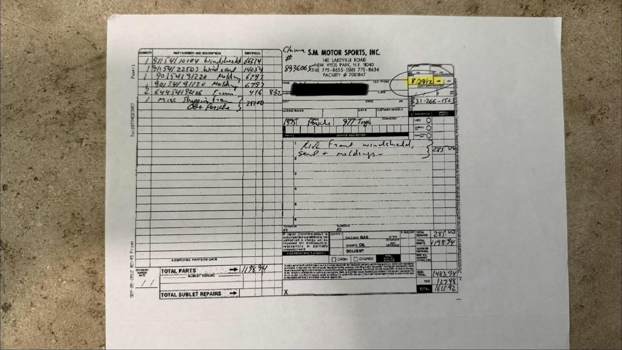 Service record