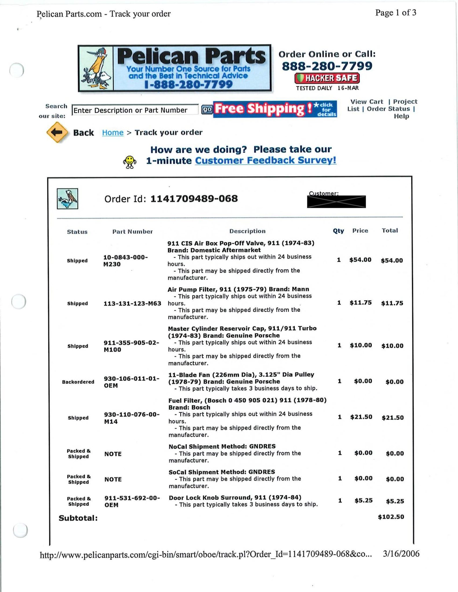 Service record