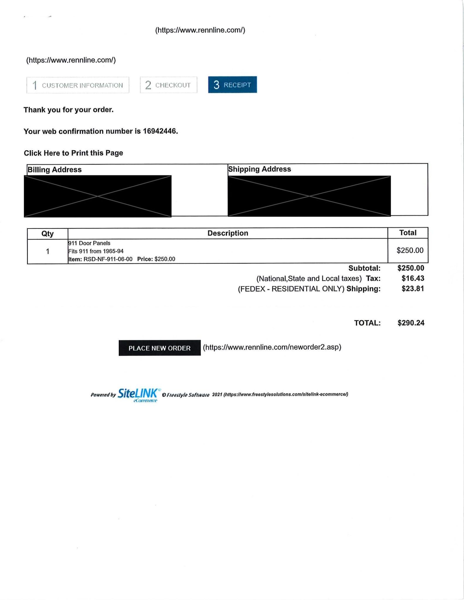 Service record
