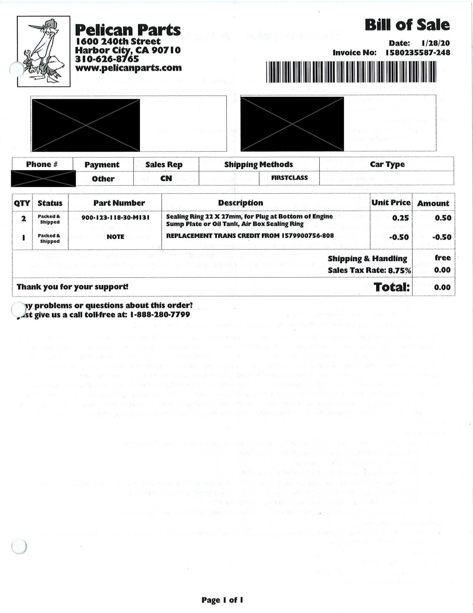 Service record