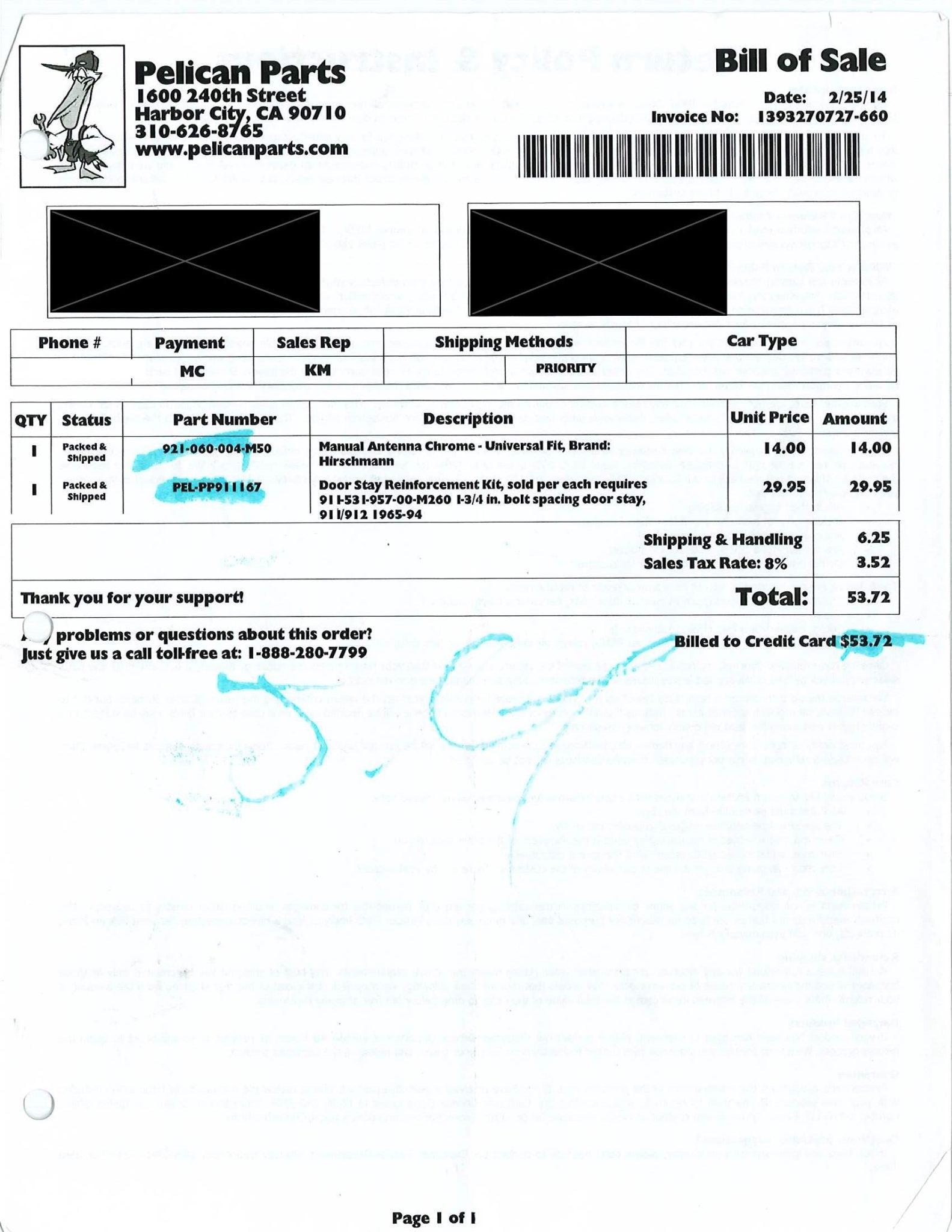 Service record