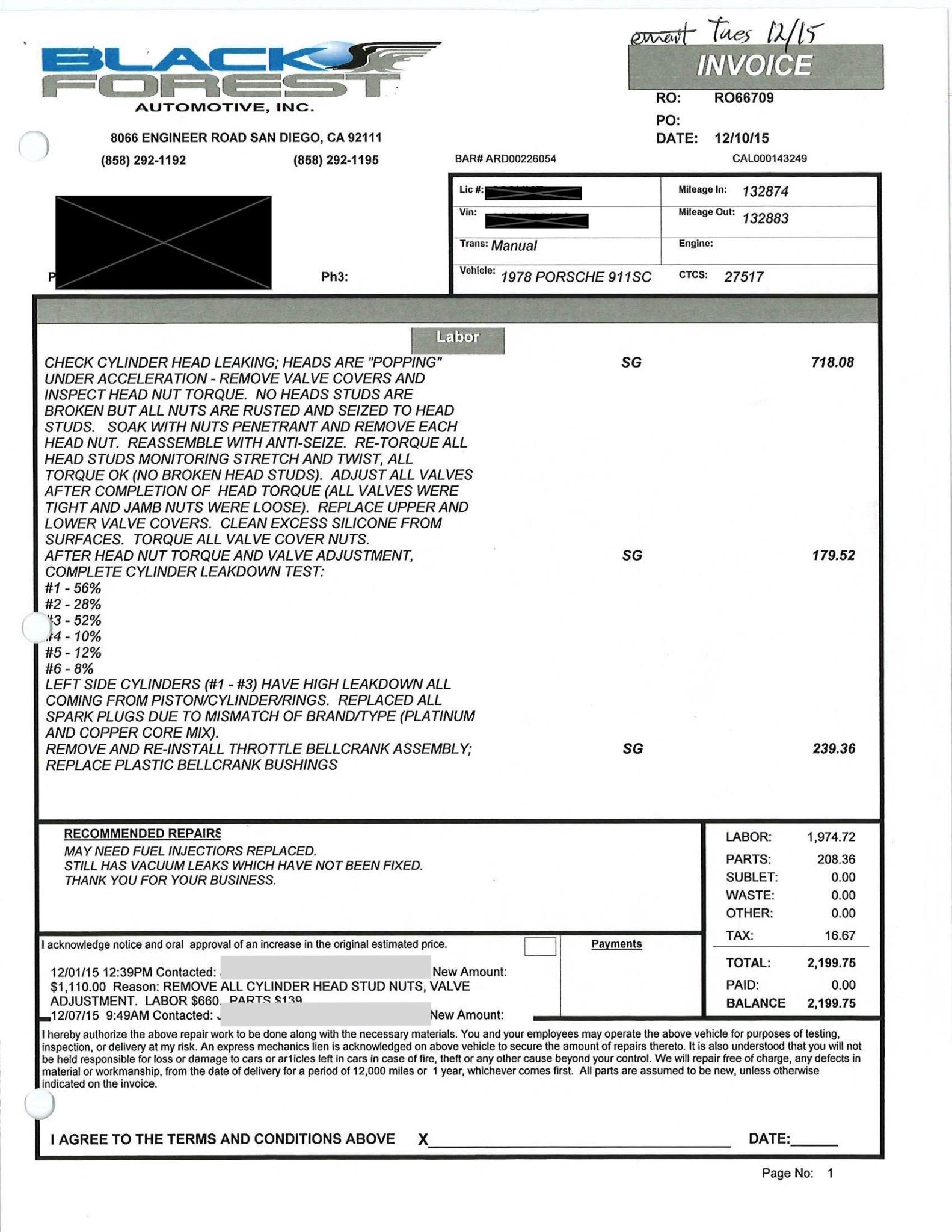 Service record