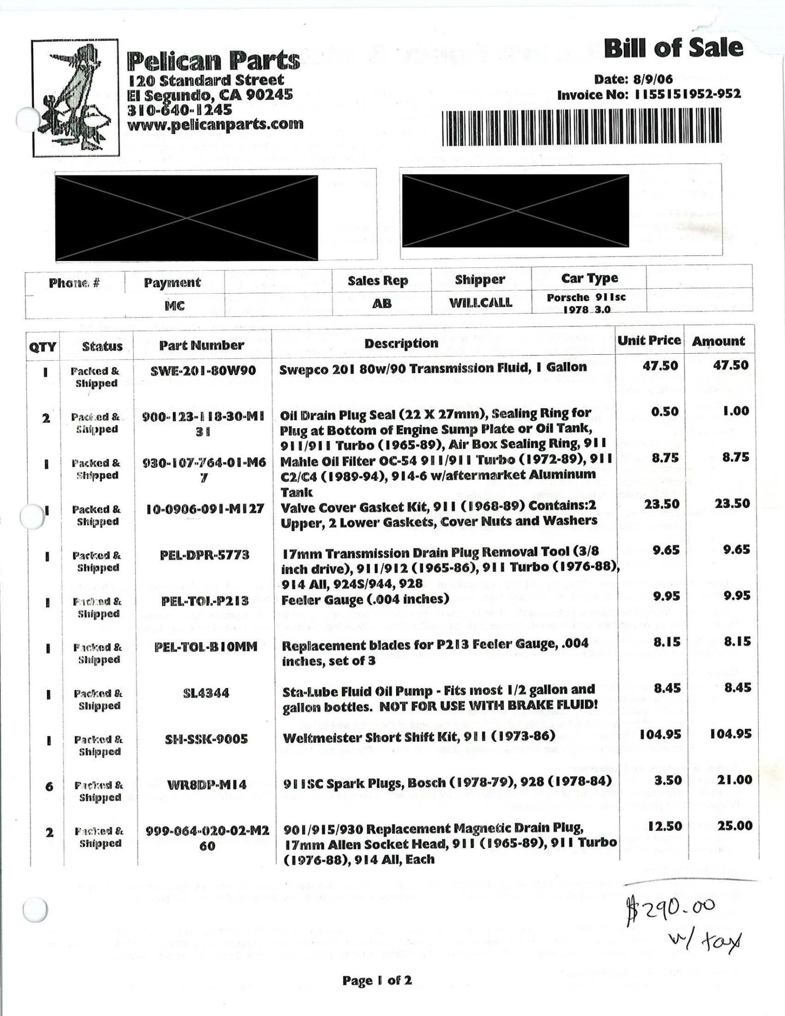 Service record