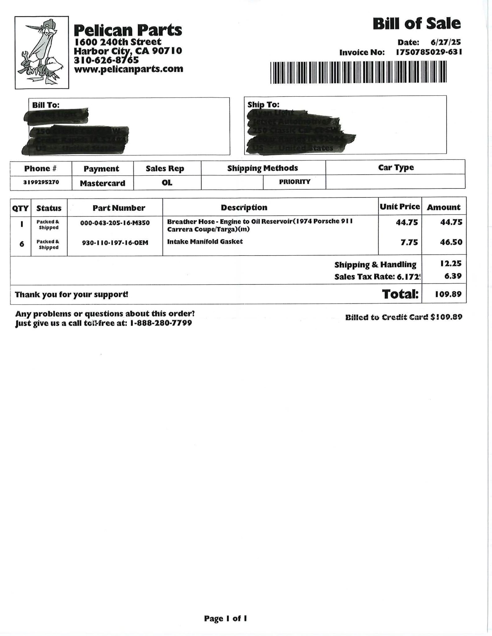 Service record
