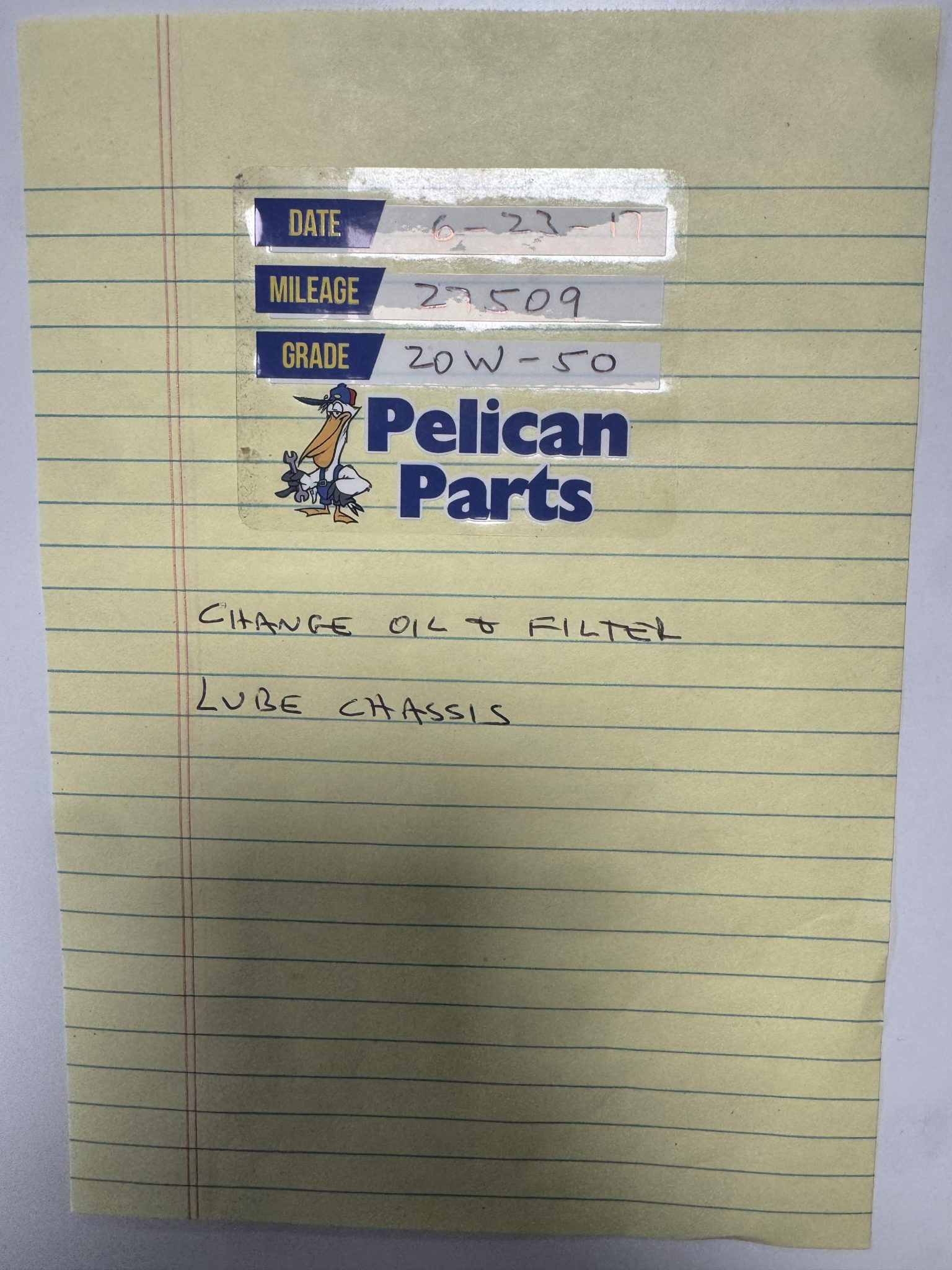 Service record