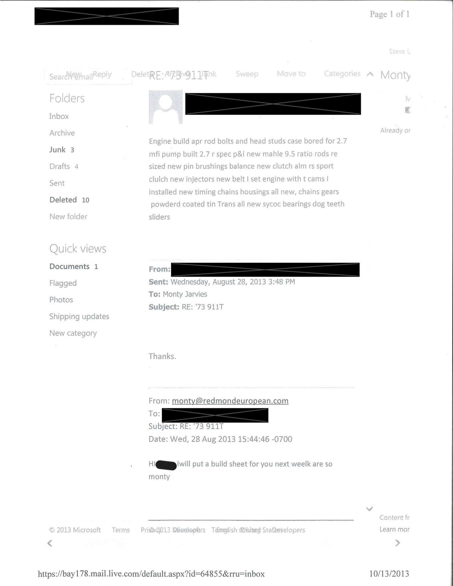 Service record