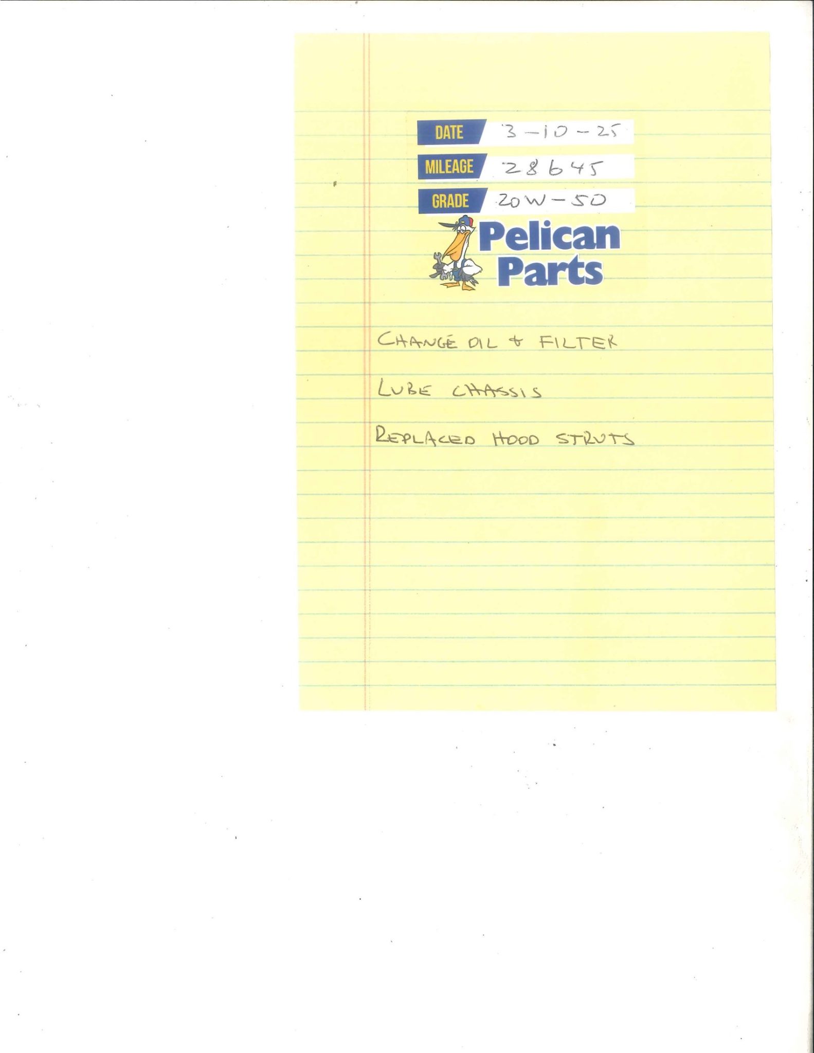 Service record