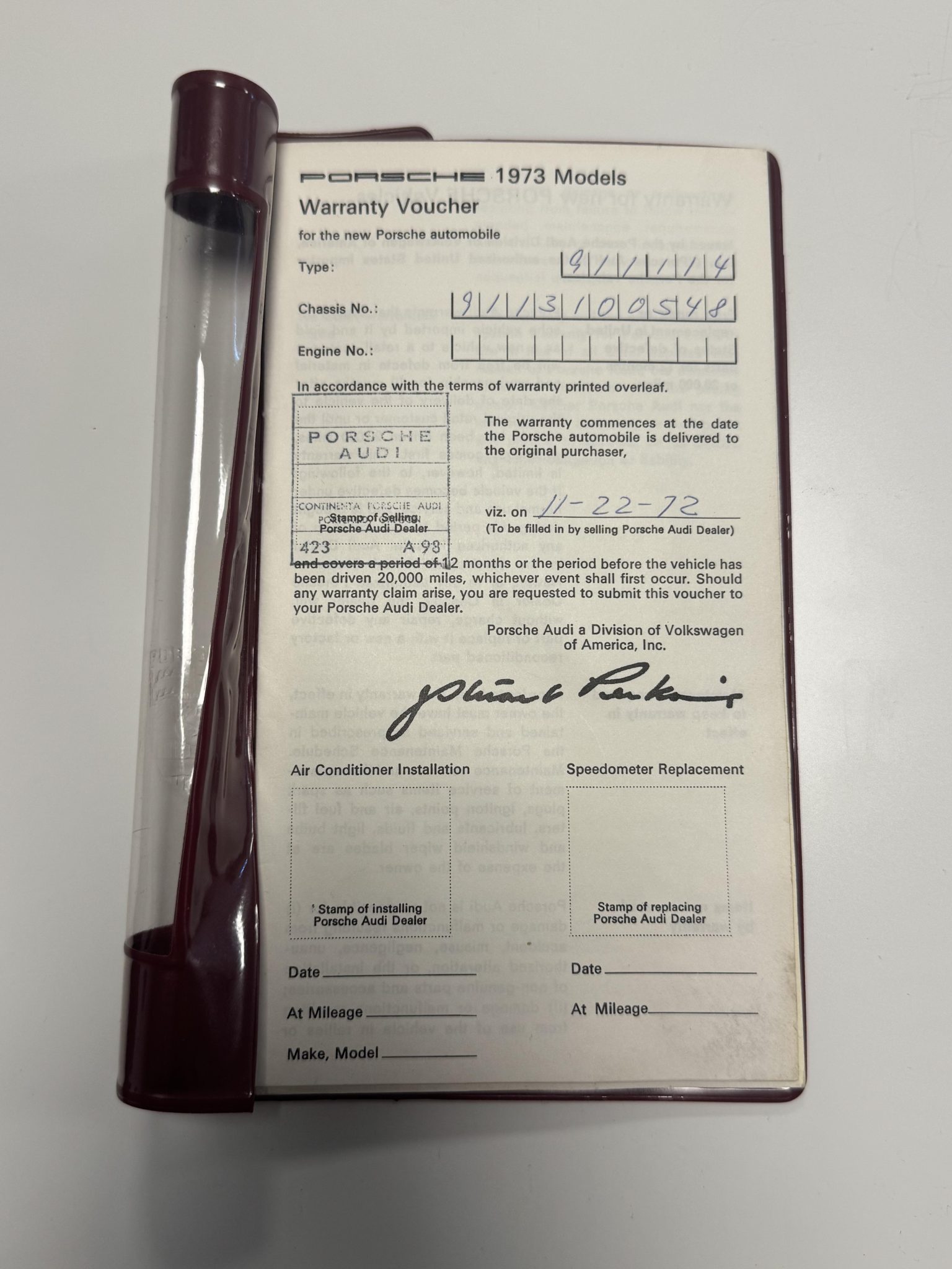 Service record