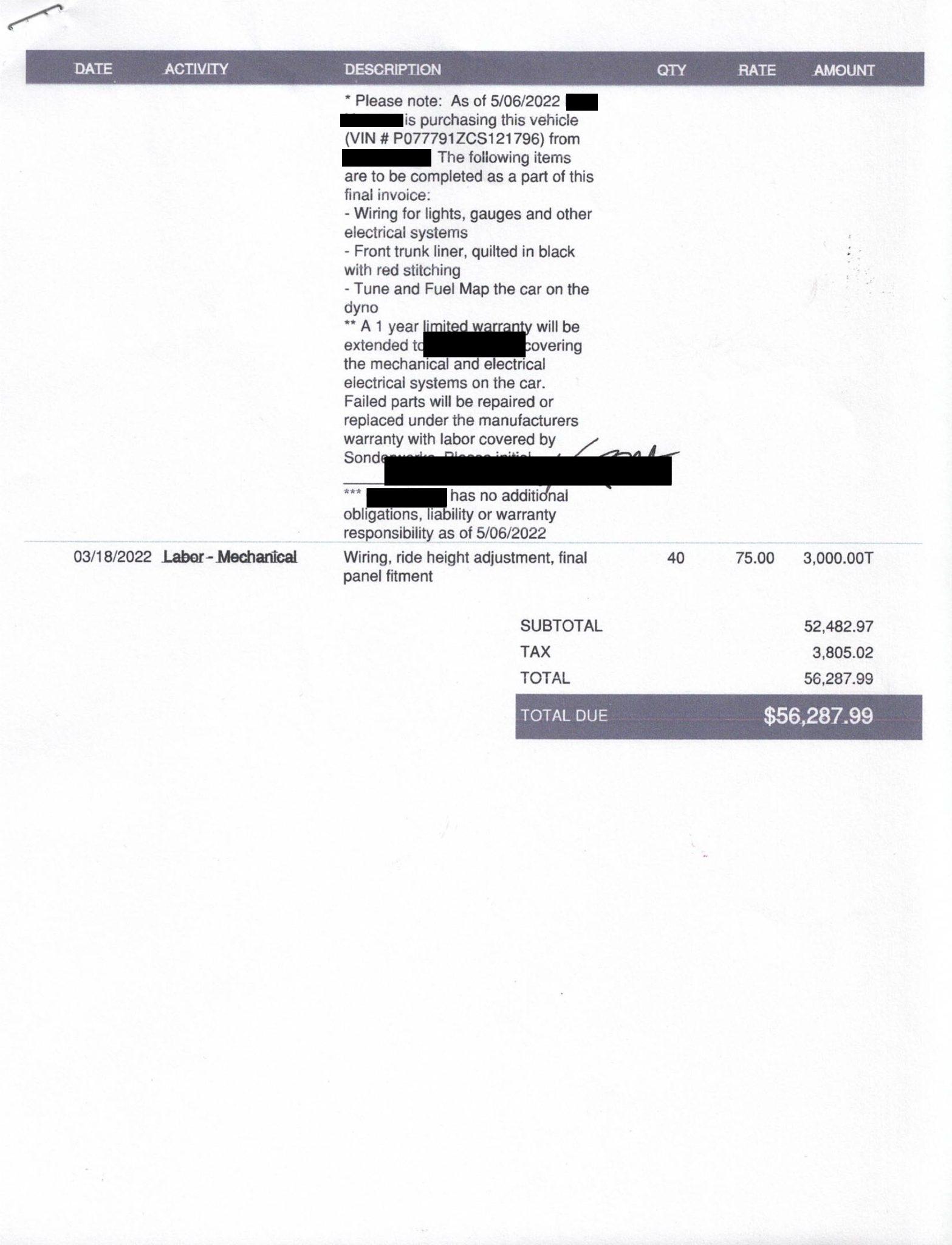 Service record
