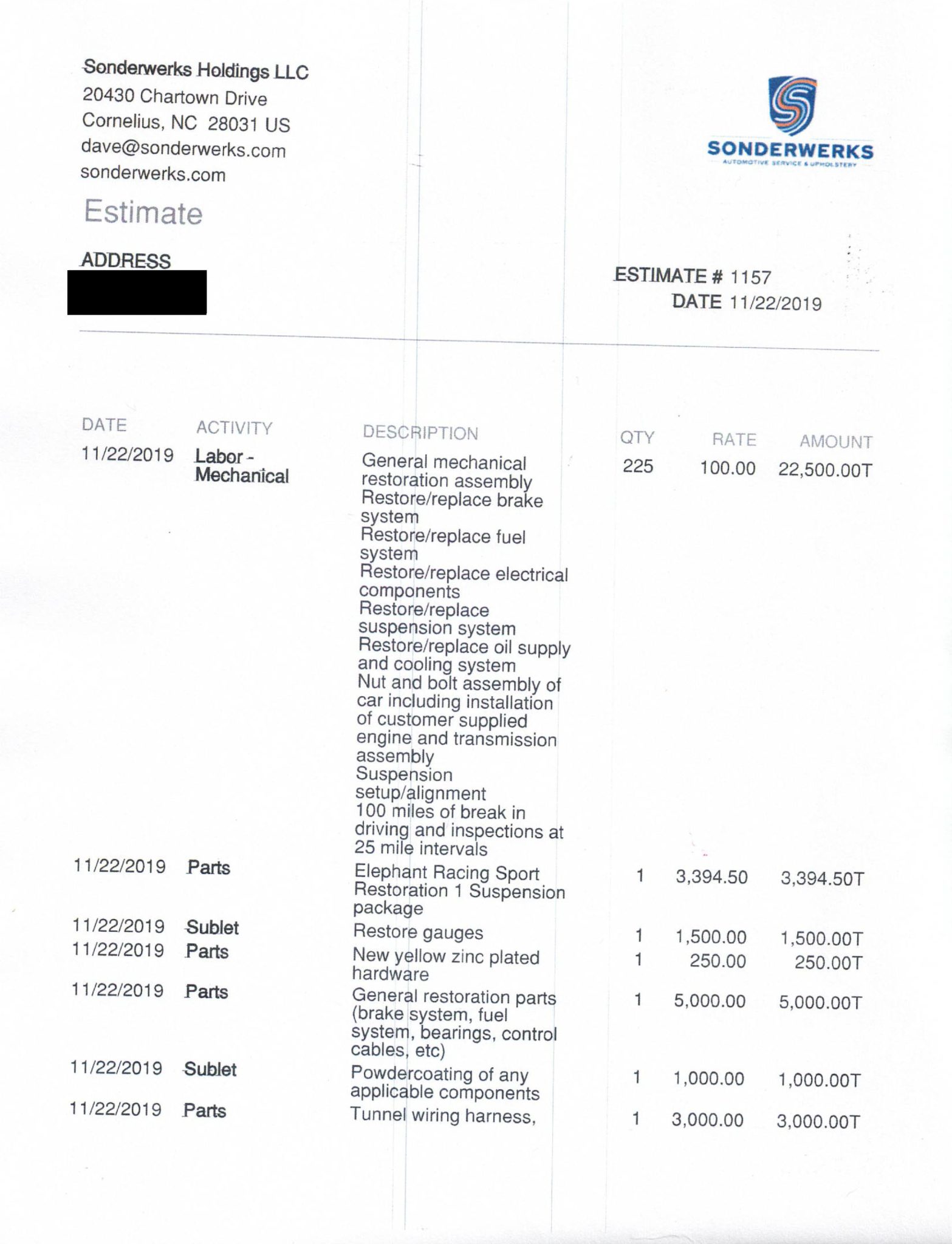 Service record