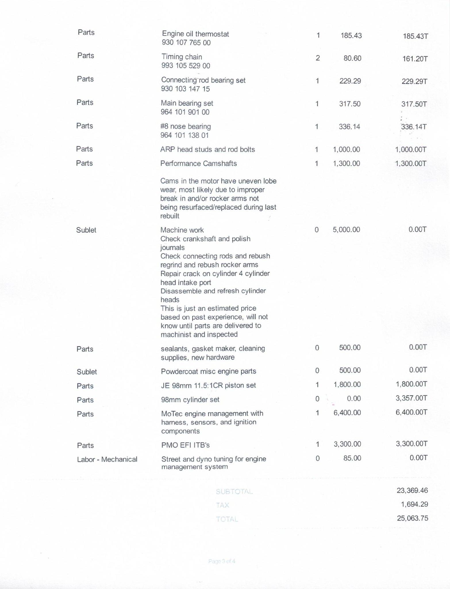 Service record