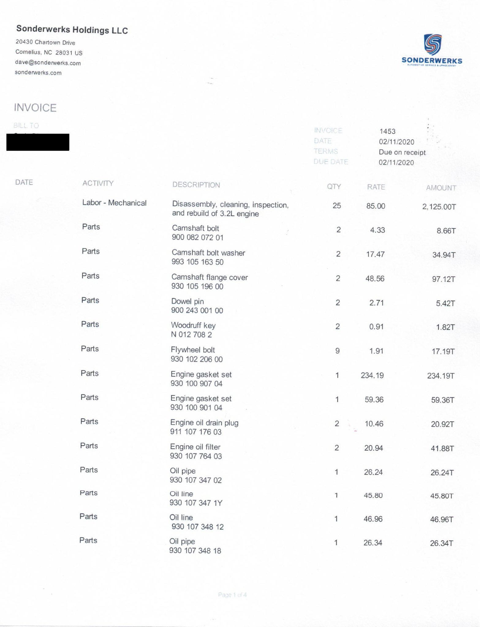 Service record