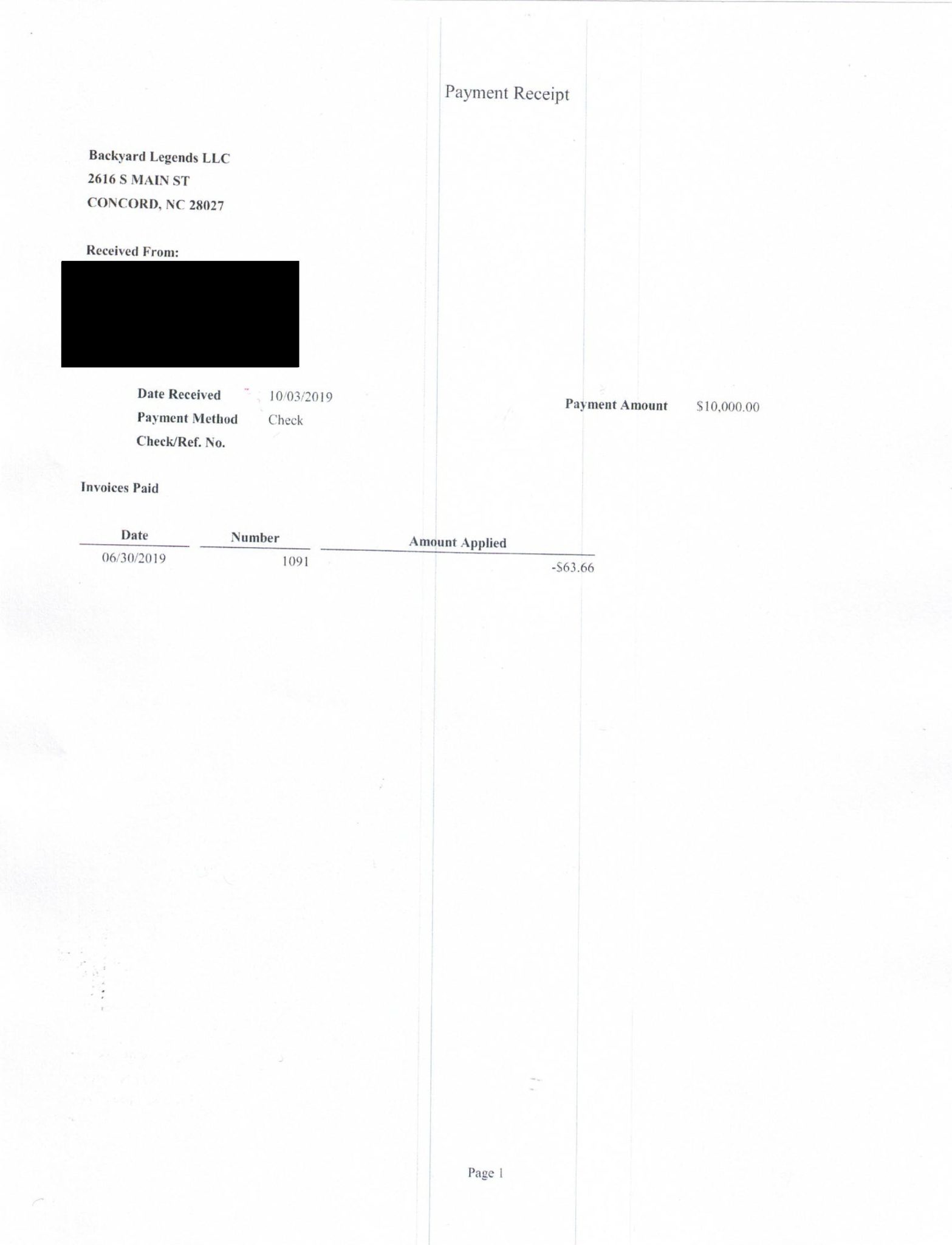 Service record