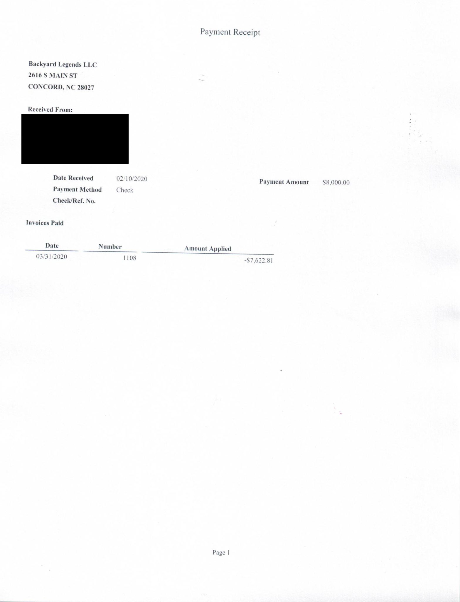 Service record