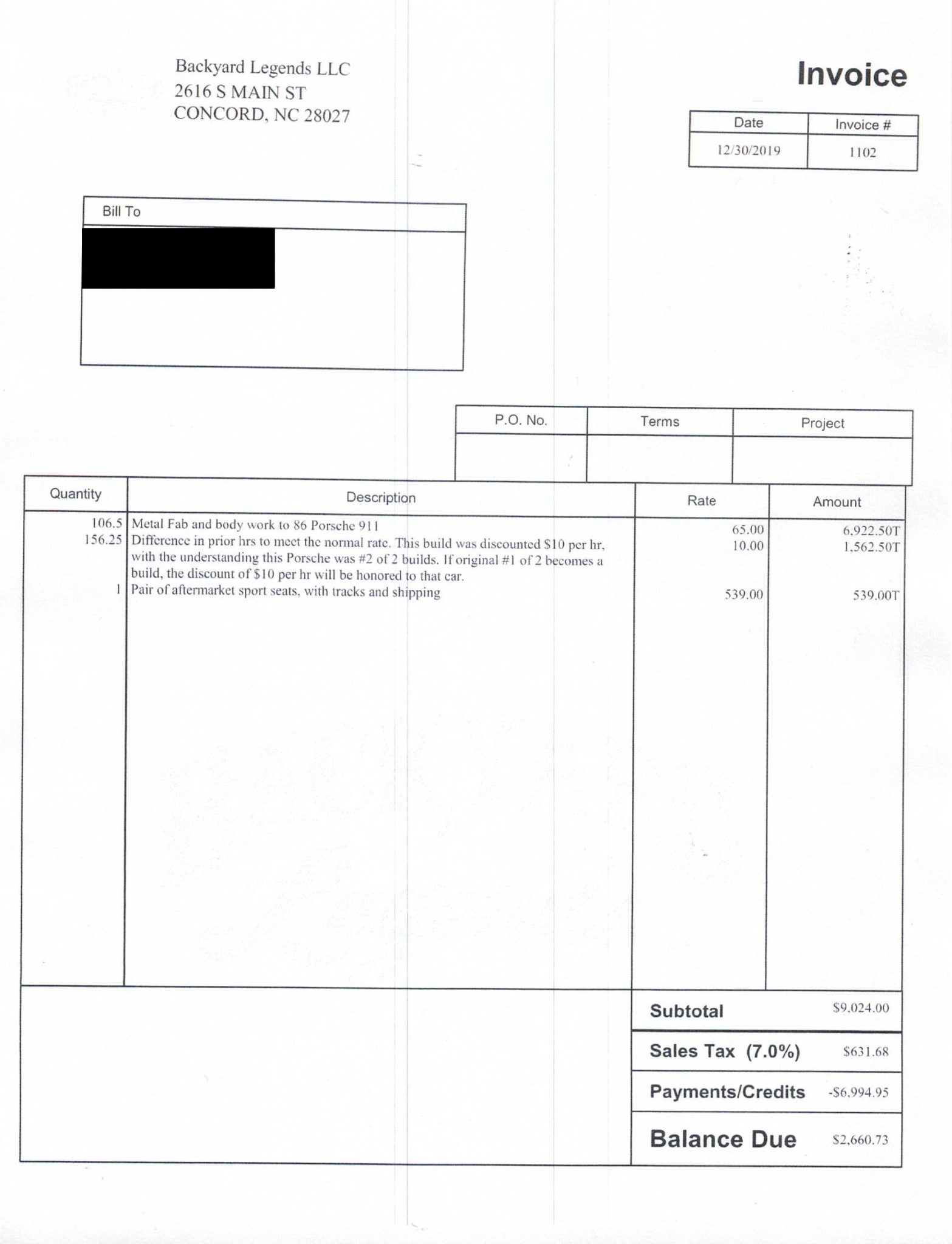Service record