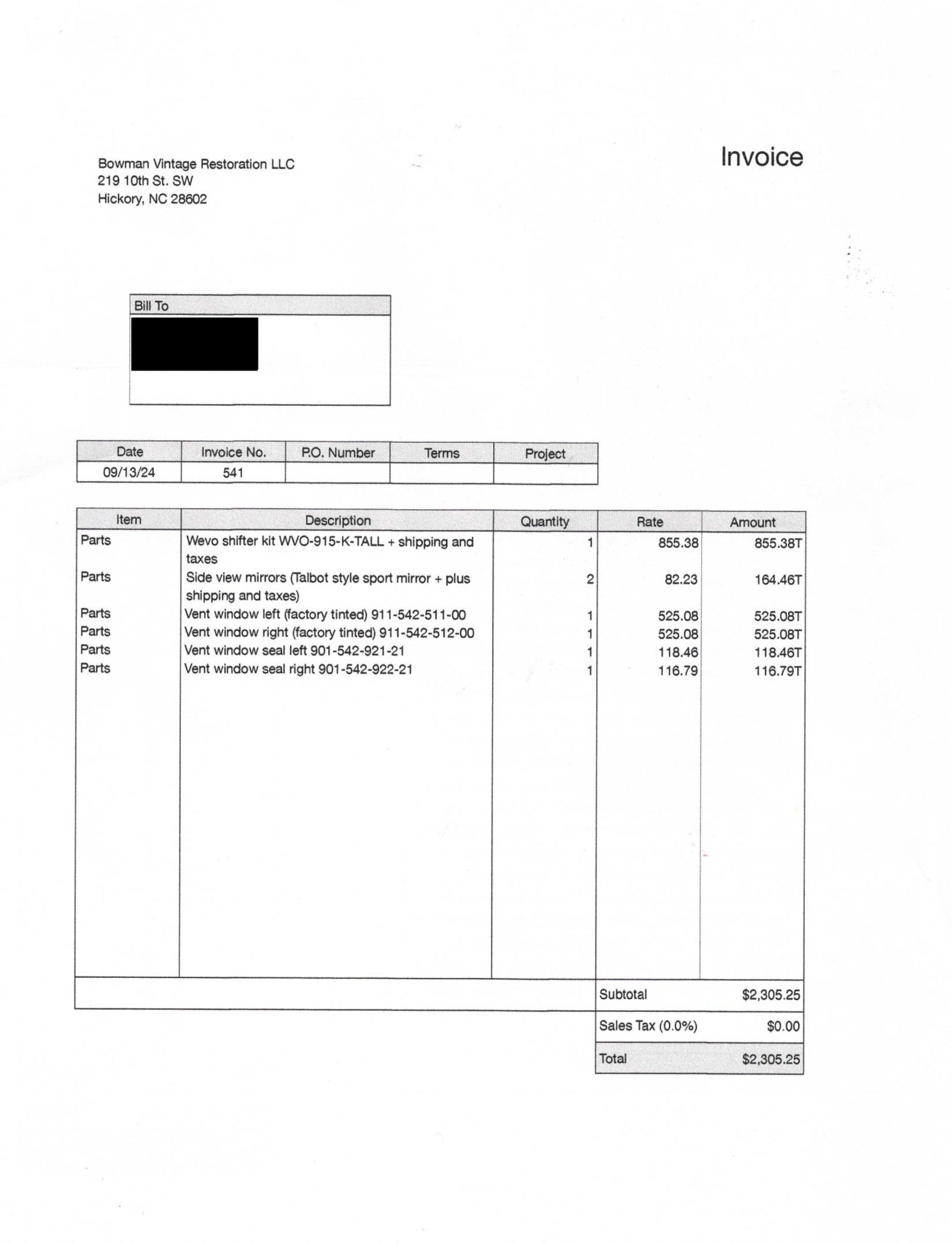 Service record