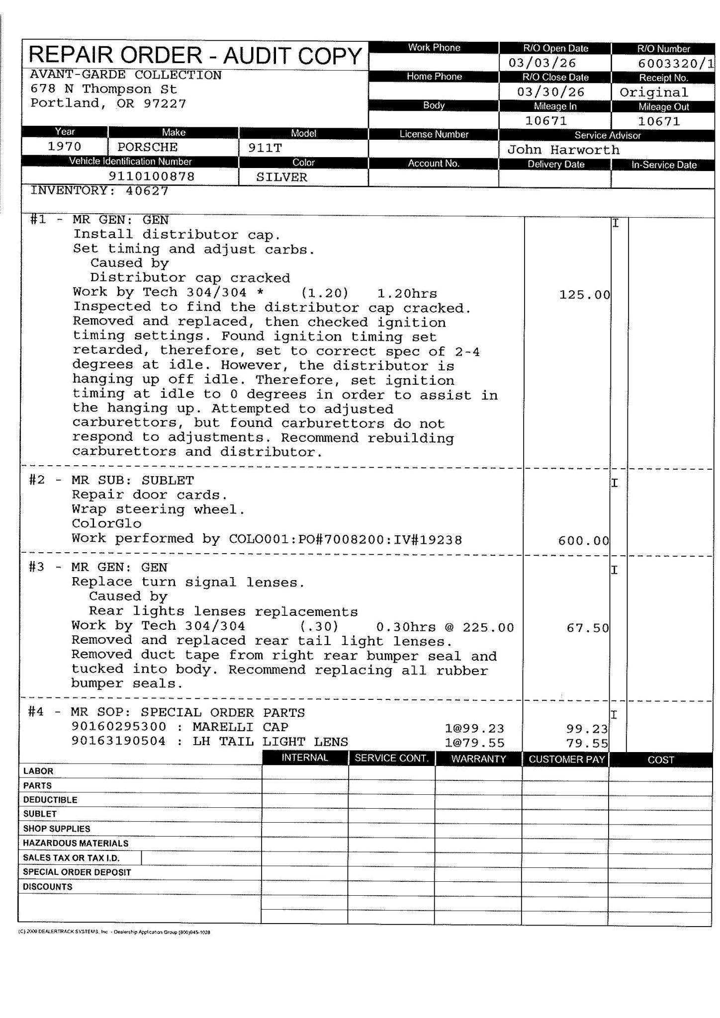 Service record