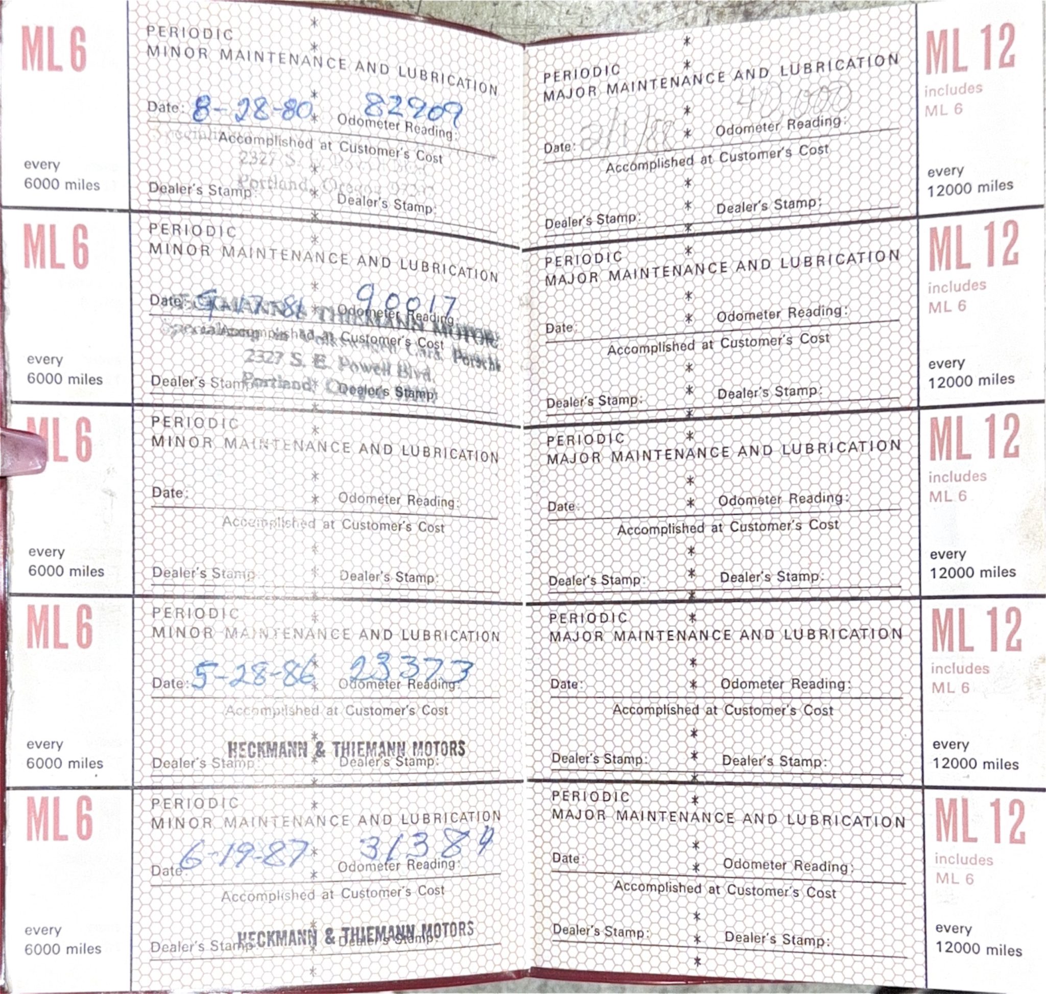 Service record