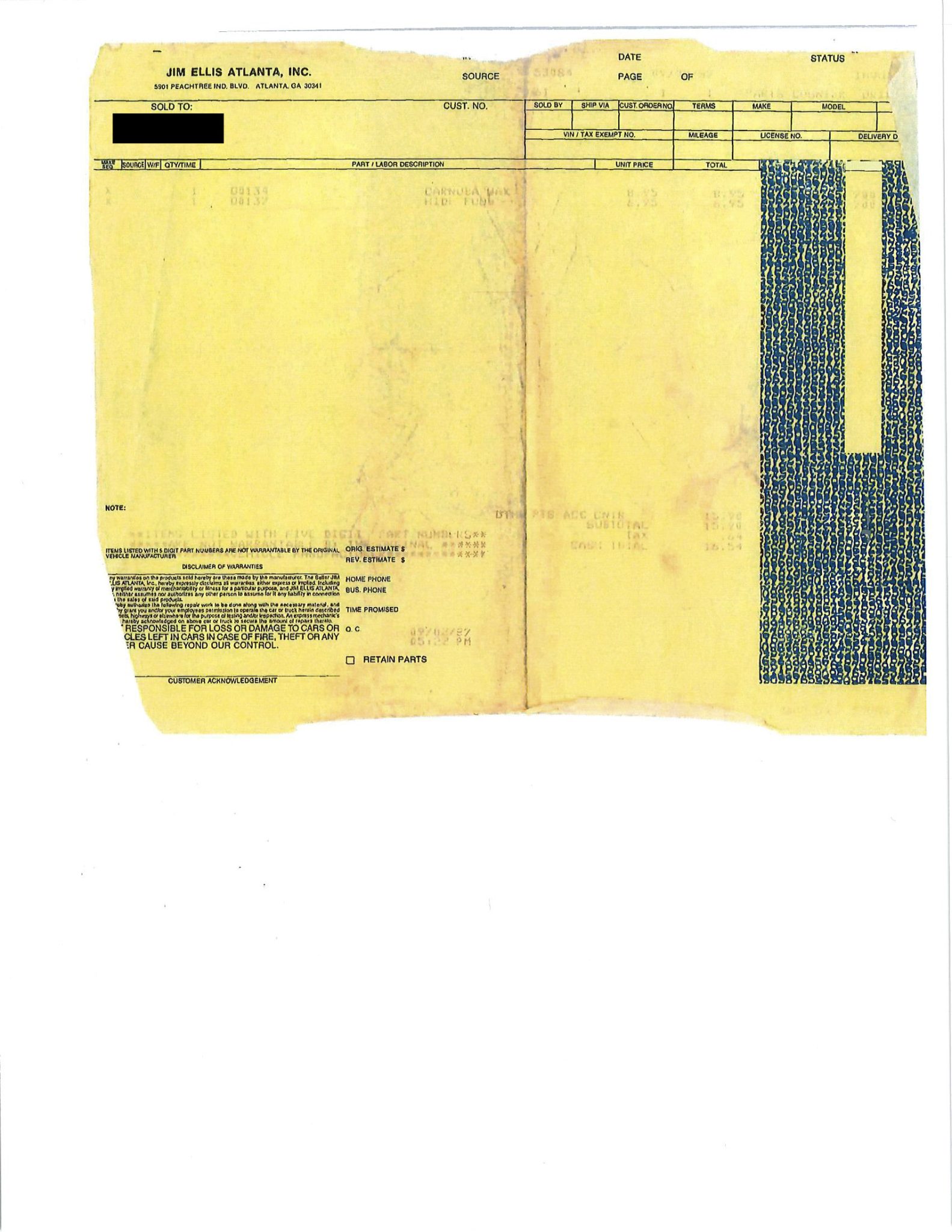 Service record