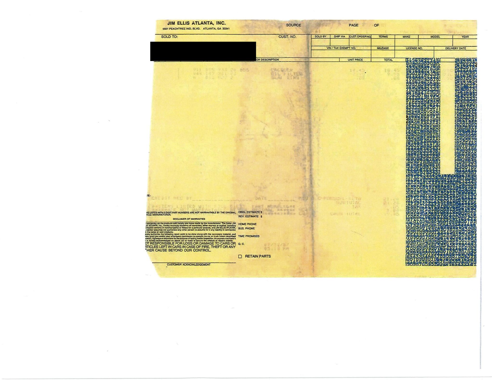 Service record