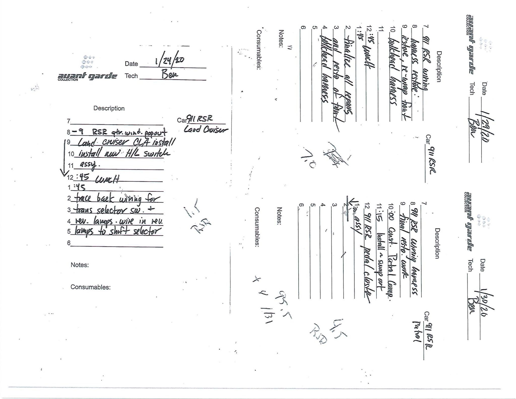 Service record