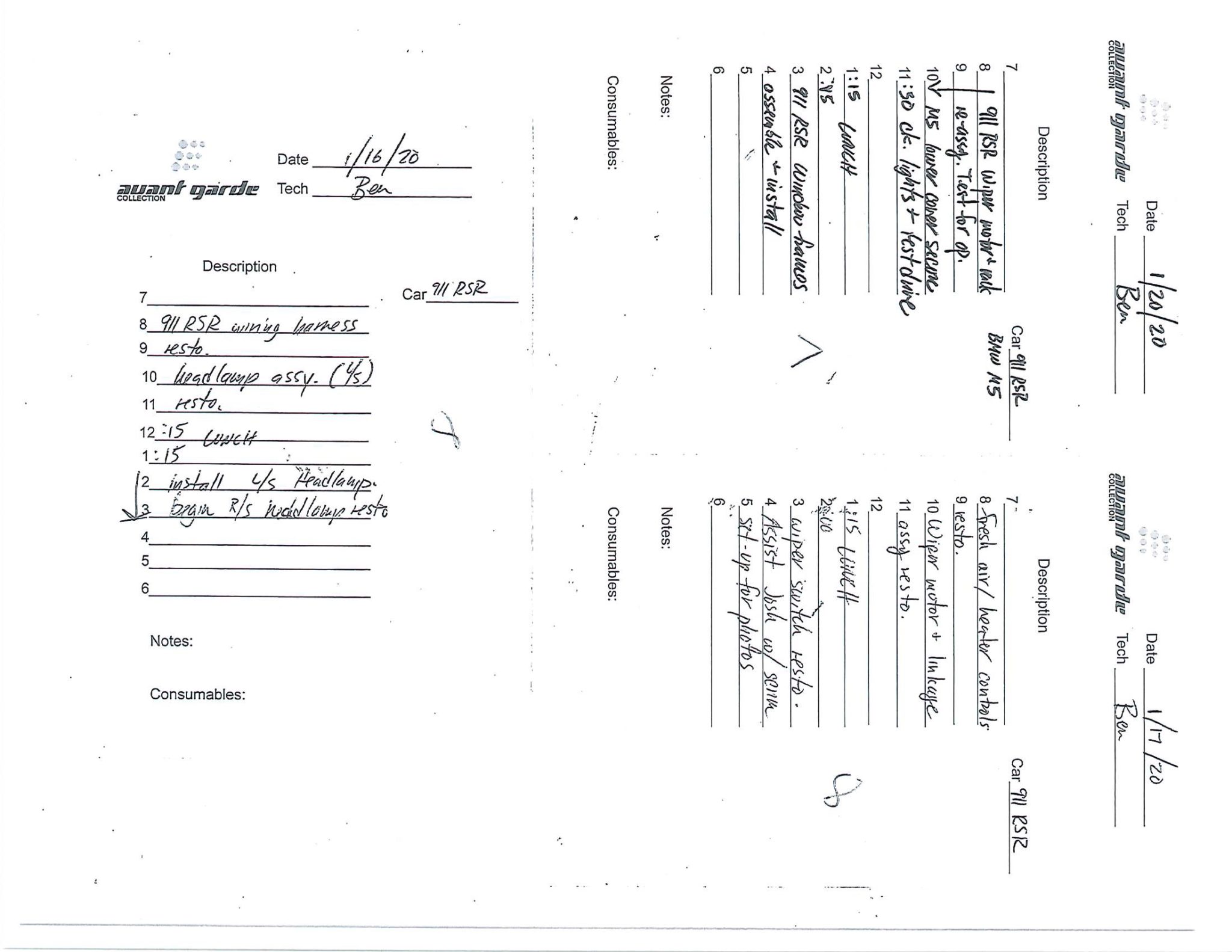 Service record