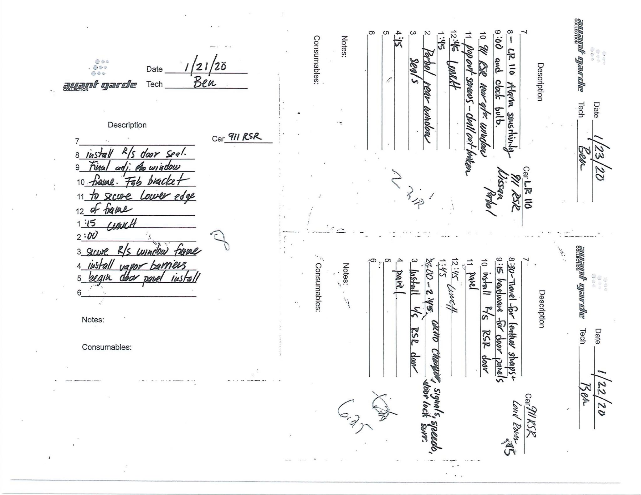 Service record