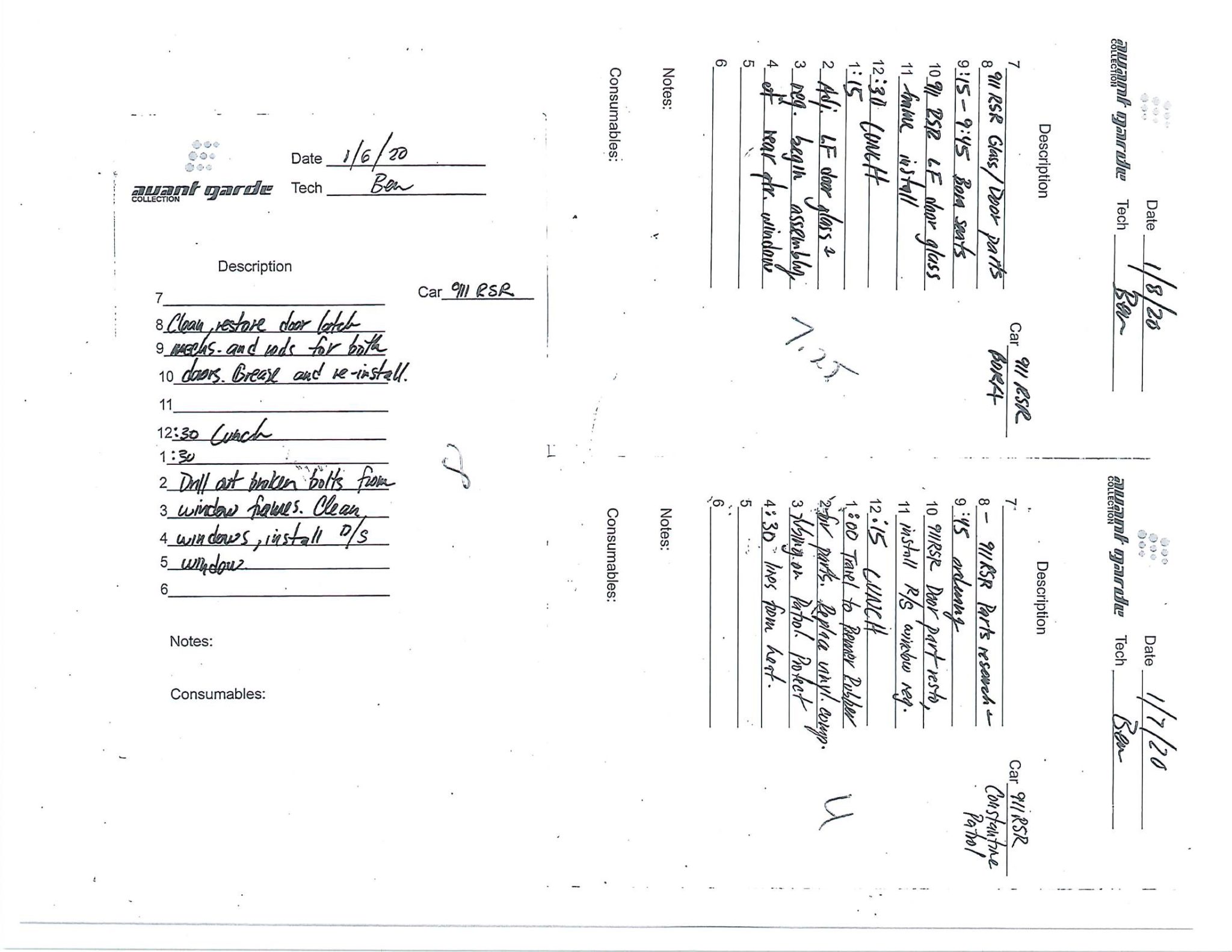 Service record