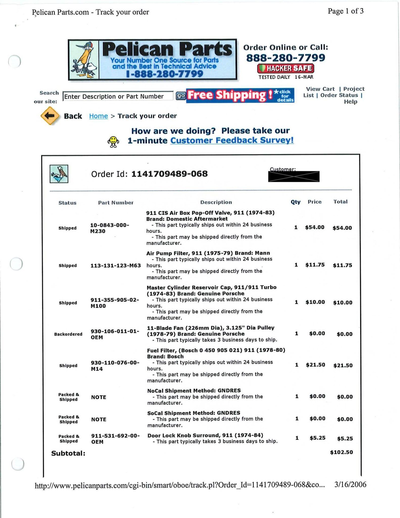 Service record