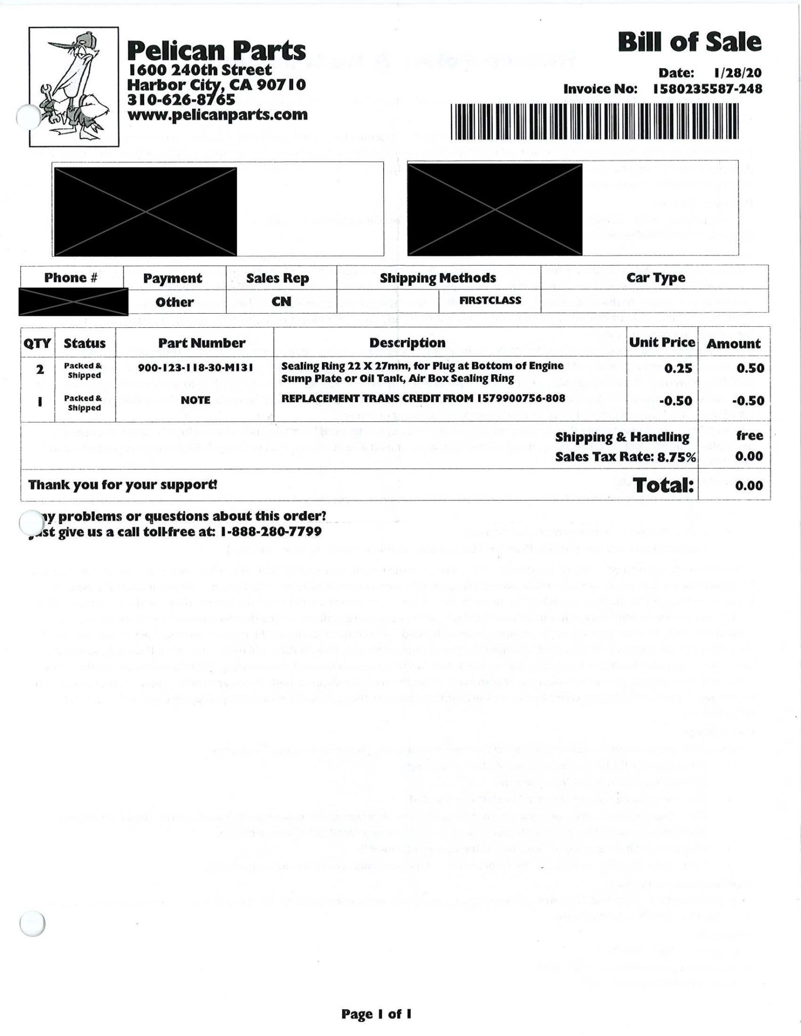 Service record