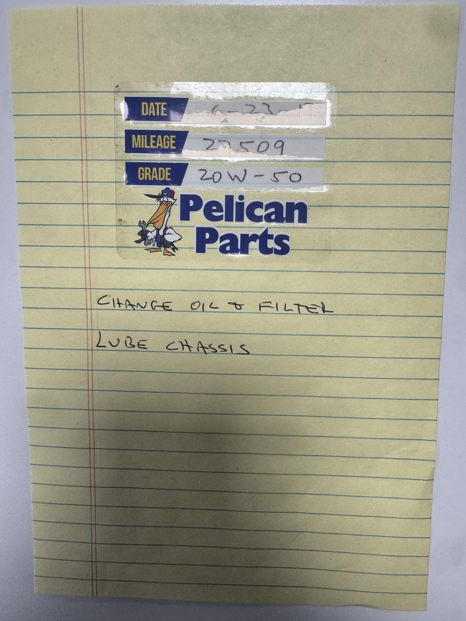 Service record