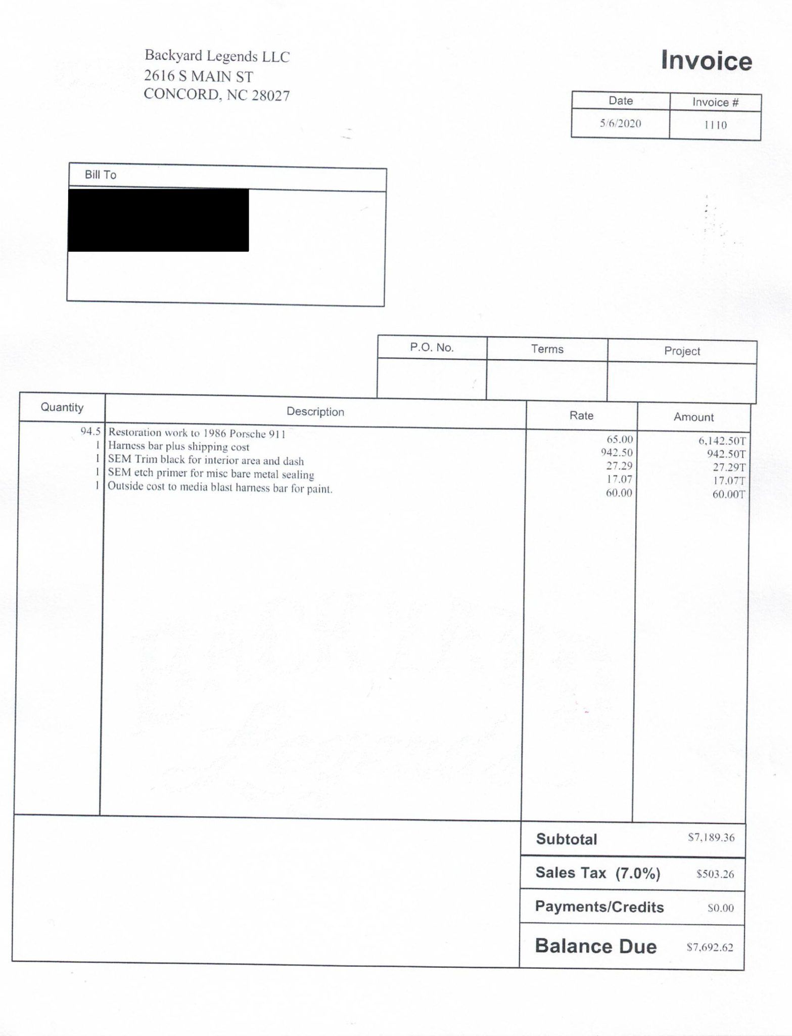 Service record