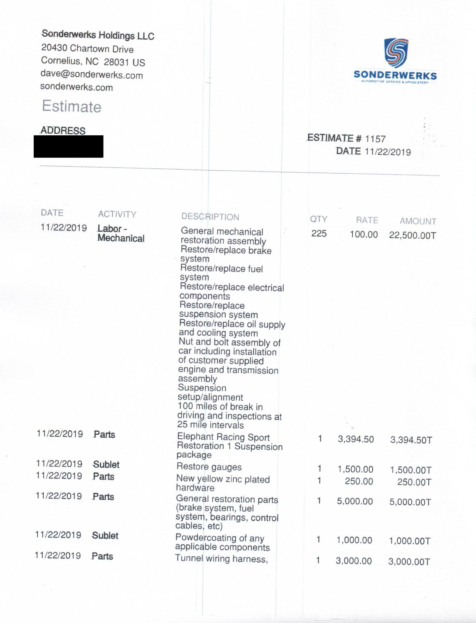 Service record