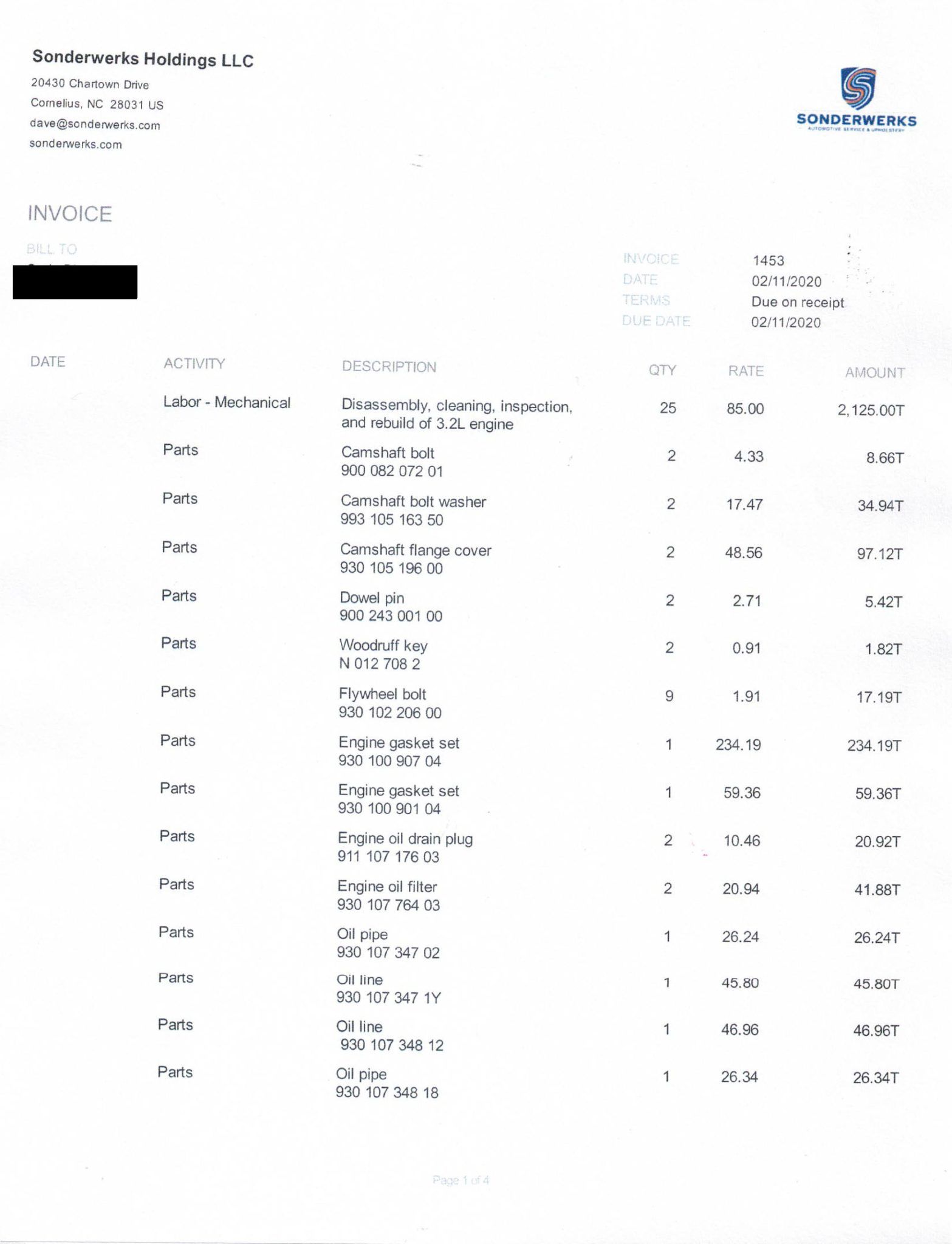Service record