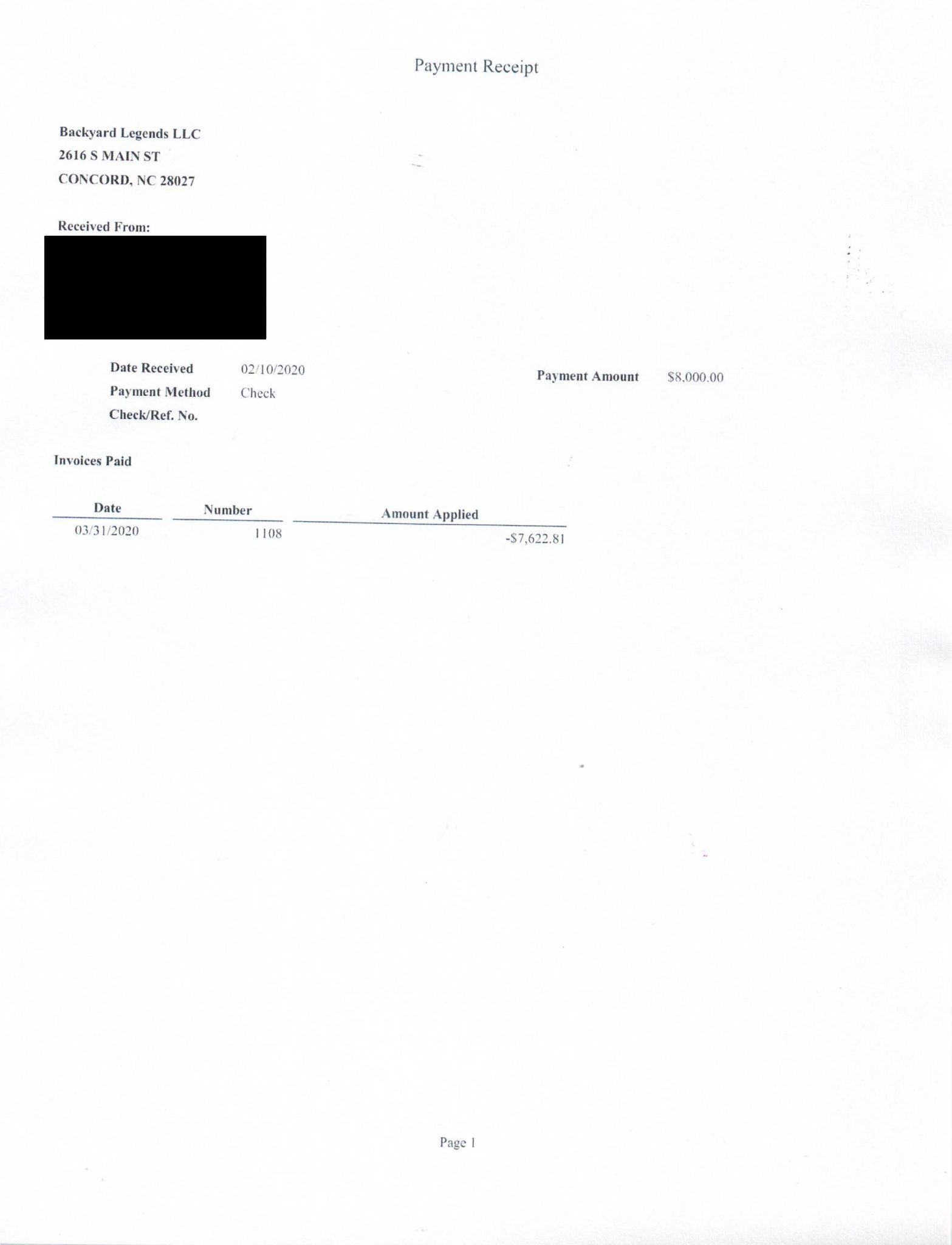 Service record