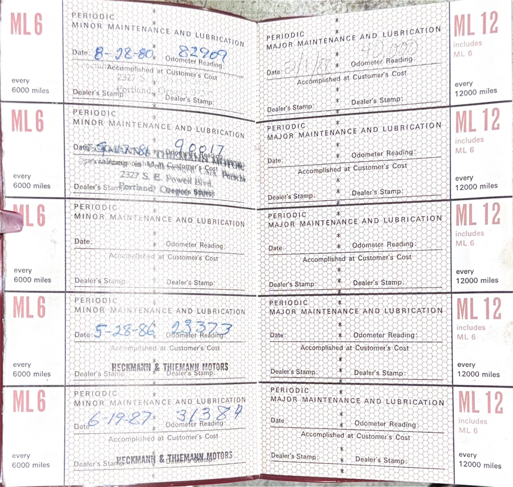 Service record