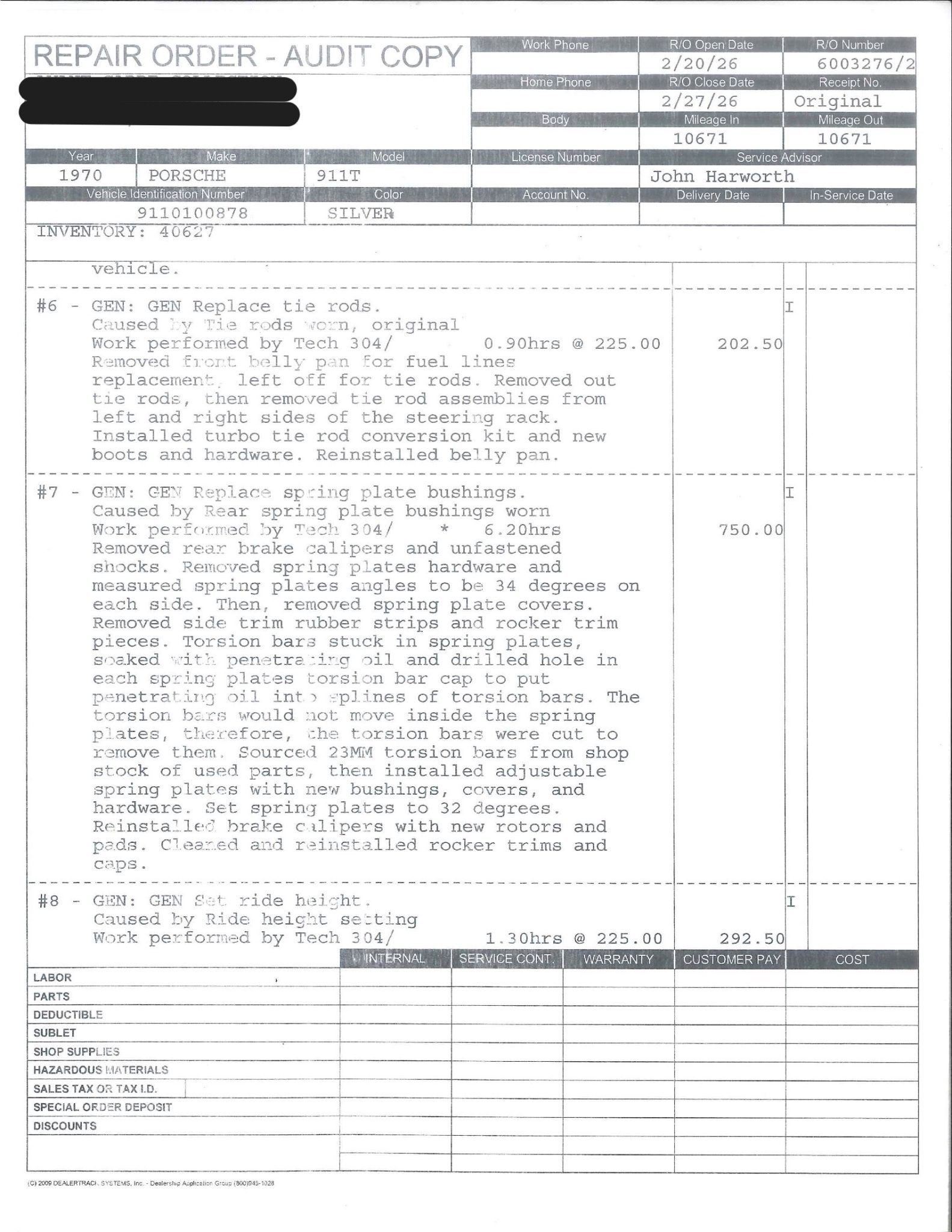 Service record