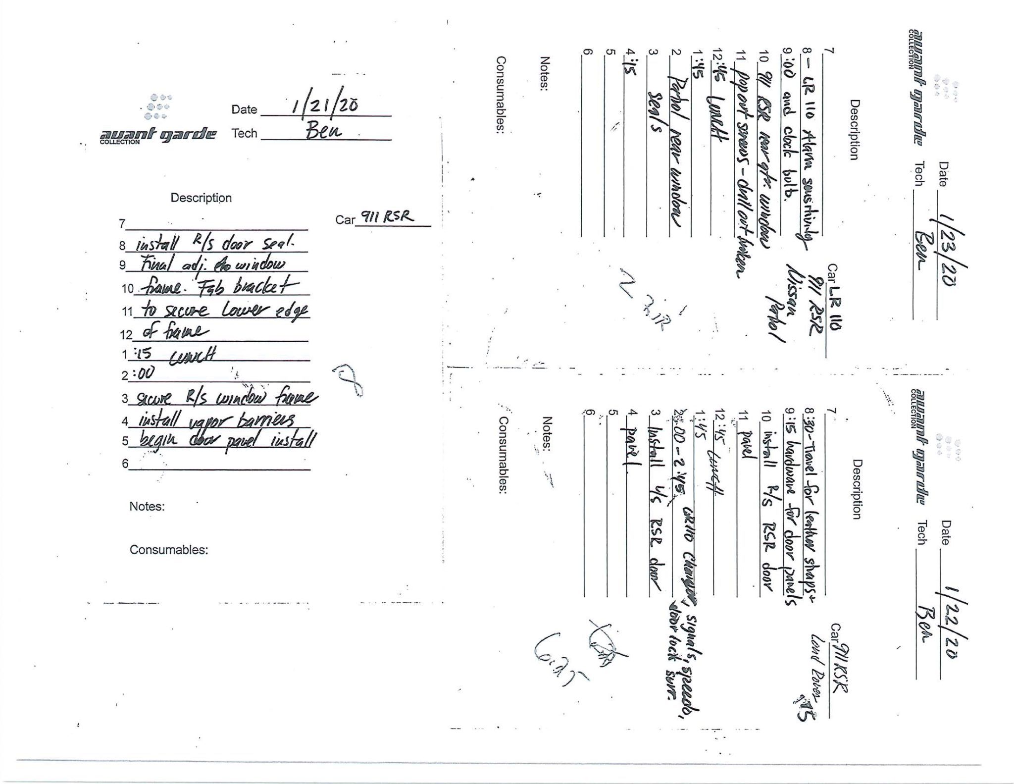 Service record