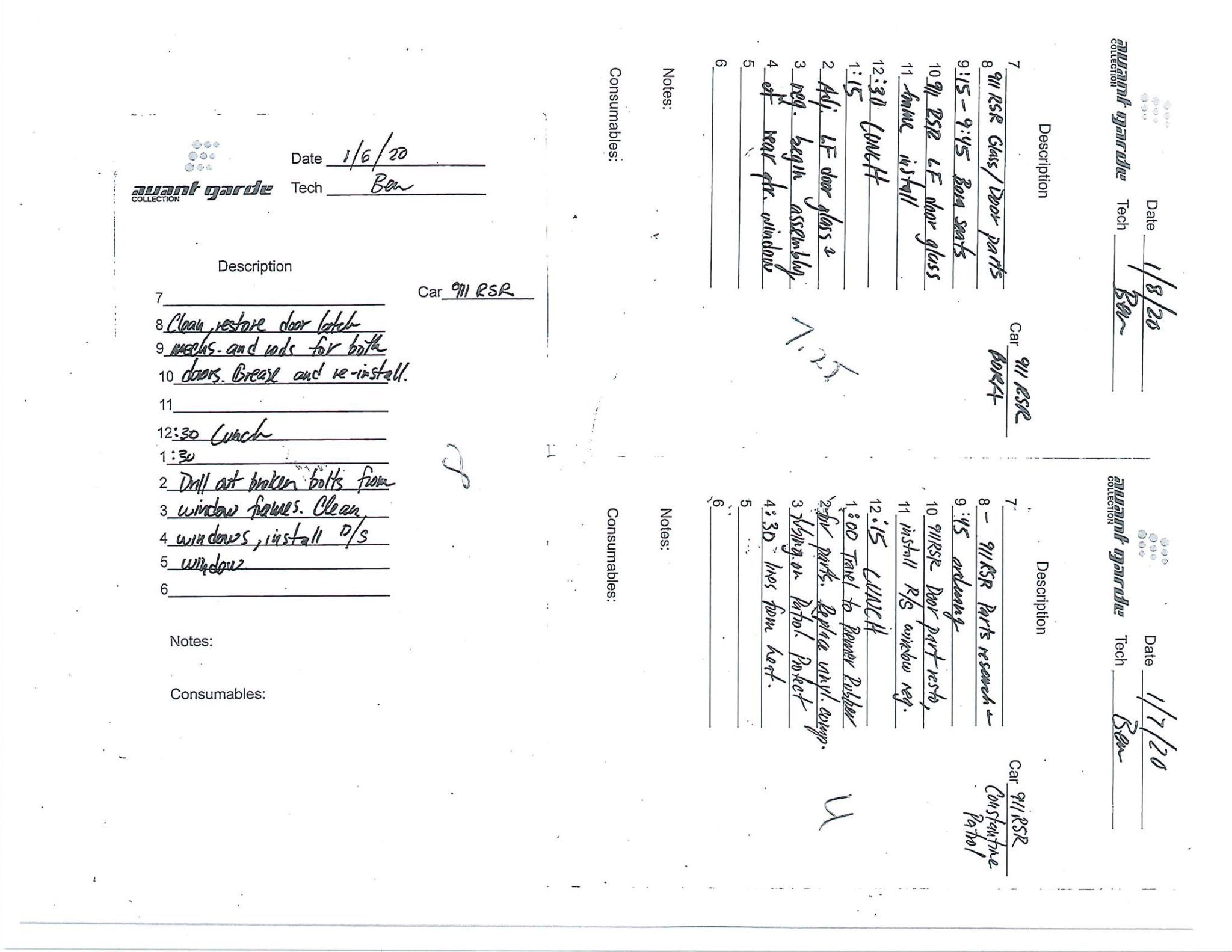 Service record